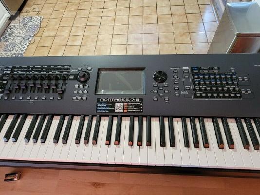 PoulaTo: Yamaha Montage-8 88 Key Workstation Keyboard Synthesizer - NEW